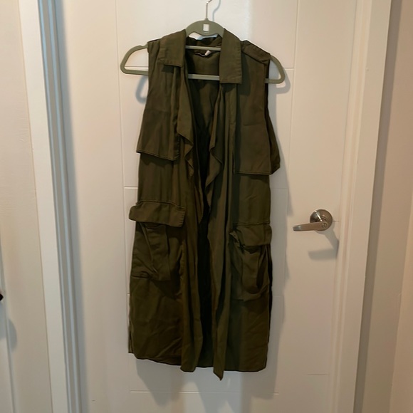 Zara Jackets & Coats Zara Utility Army Vest Poshmark
